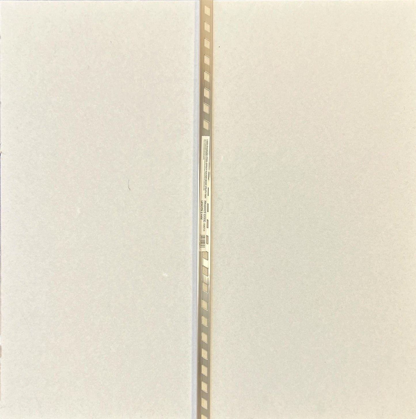 10MM x 2.44M Stainless Steel Square Edge Trim