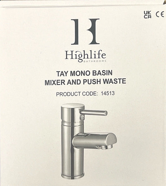 TAY MONO BASIN MIXER CODE 14513