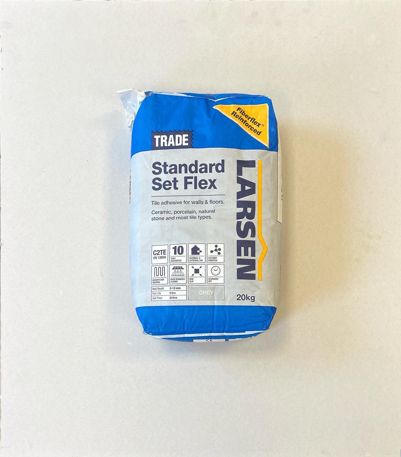 Trade Standard set Flex Tile Adhesive GREY